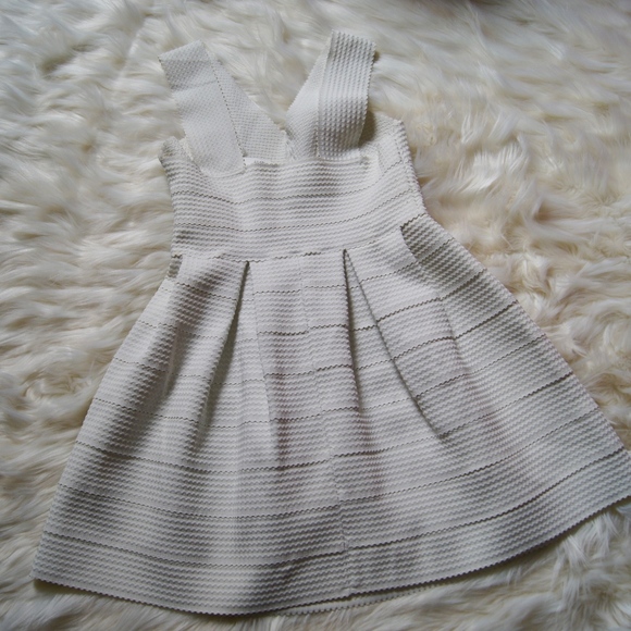 H&M Dress Bodycon Flared Skirt Shapewear Women's M - Picture 4 of 6